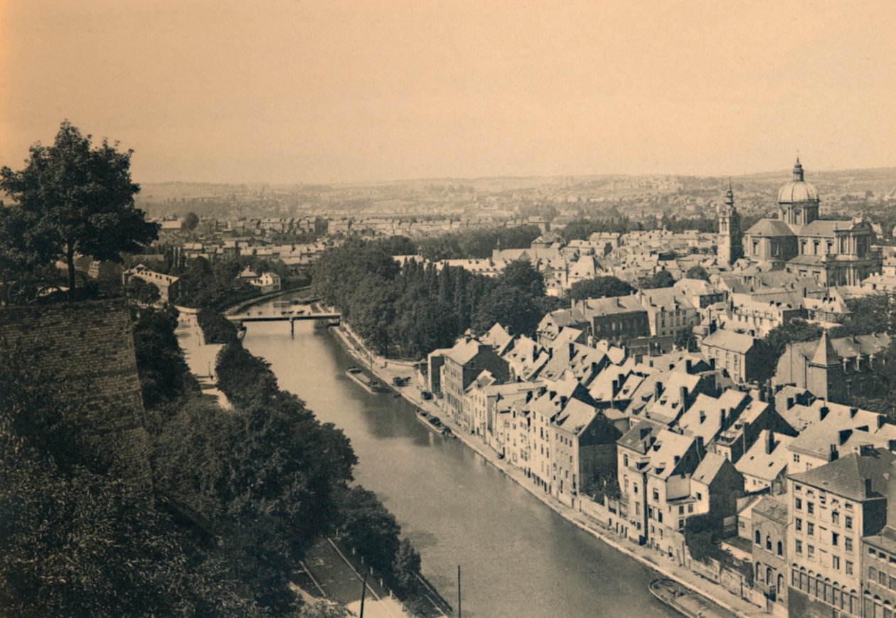 Panorama av Sambre, c1900 av Unbekannt
