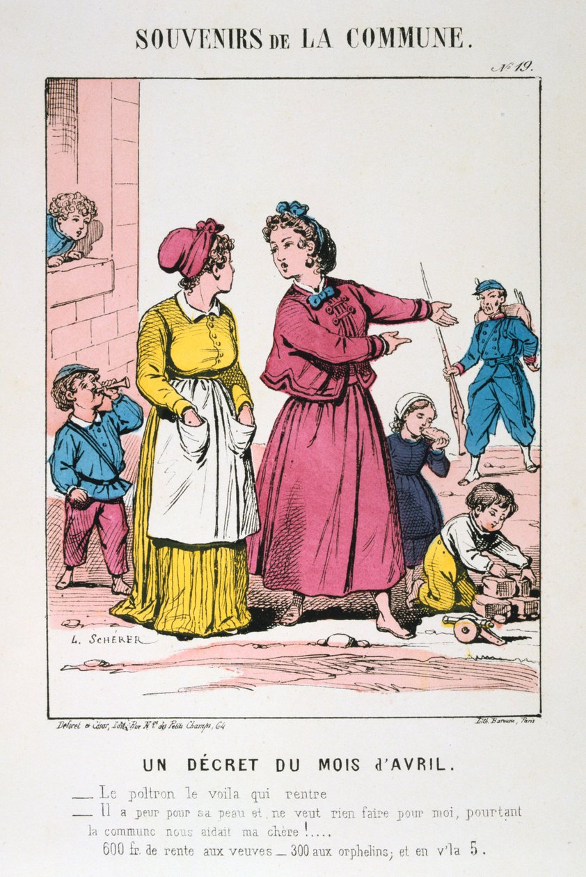Paris kommun, 1871. av Unbekannt