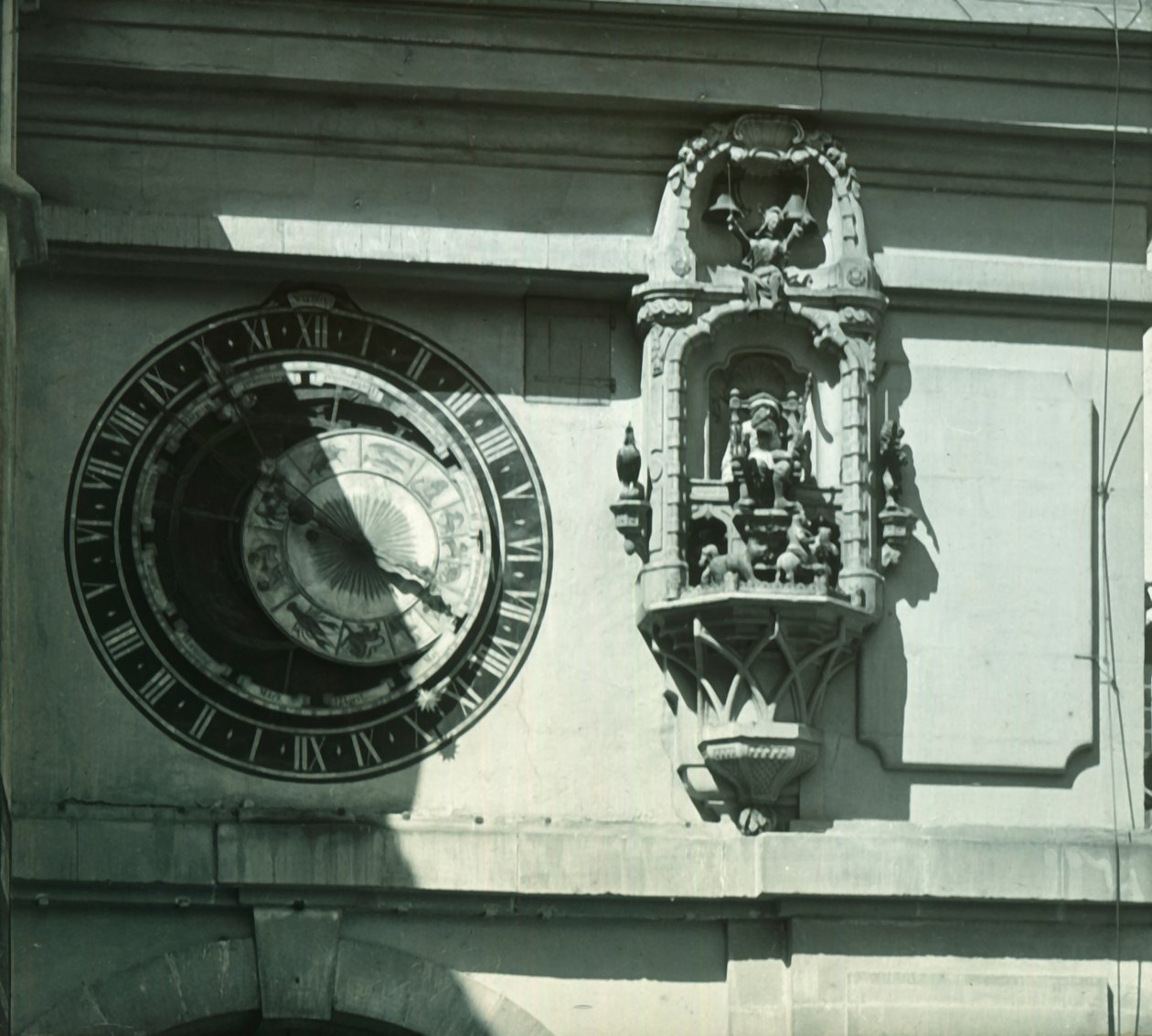 Del av Clock - Bern - 1887. av Unbekannt