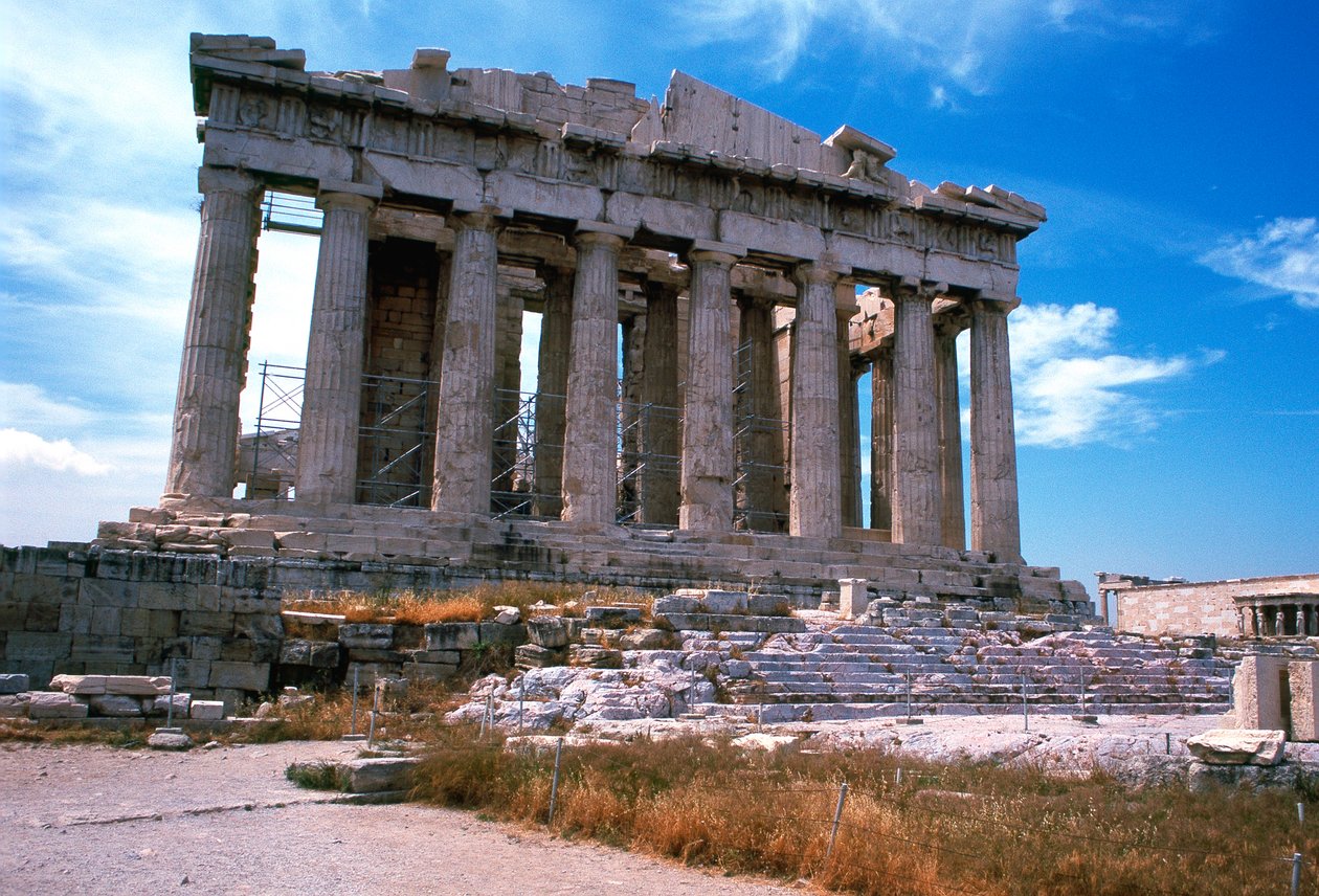 Parthenon på Akropolis, Aten, 500-talet f.Kr av Unbekannt