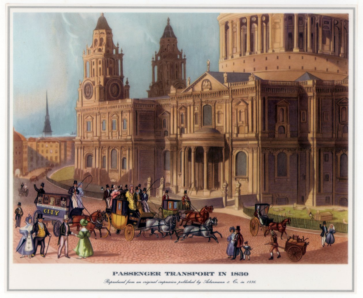Persontransport 1830, 1836 av Unbekannt