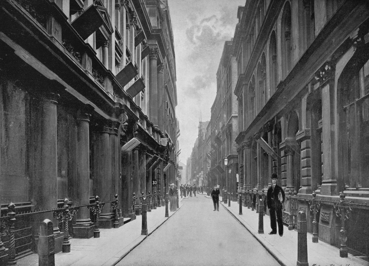 Paternoster Row, City of London, 1911 av Unbekannt