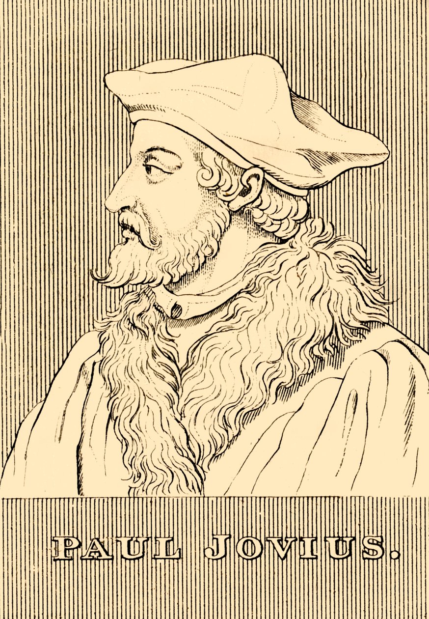 Paul Jovius, 1483-1552, 1830. av Unbekannt