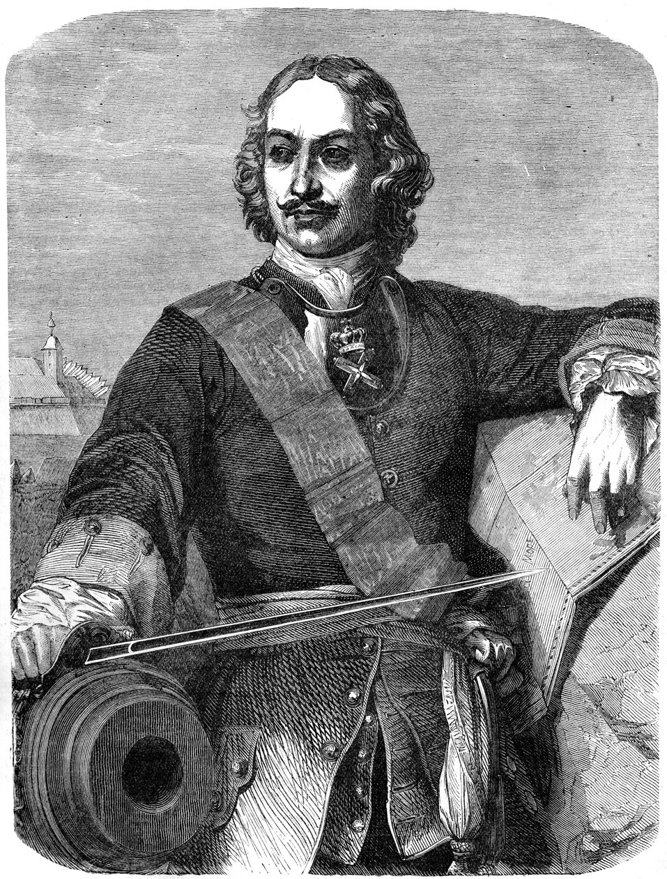 Peter den store 1672-1725, 1800-talet av Unbekannt