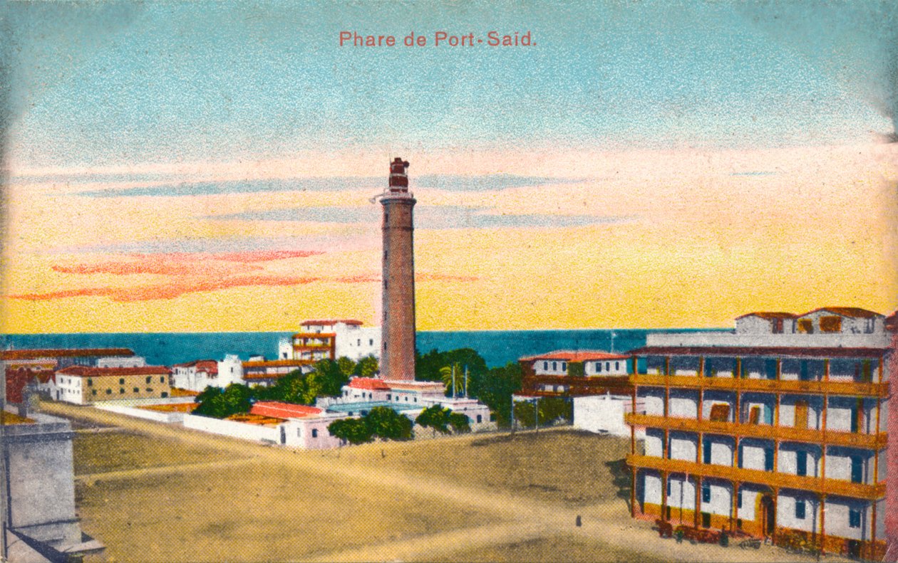 Phare de Port-Said, c1900 av Unbekannt