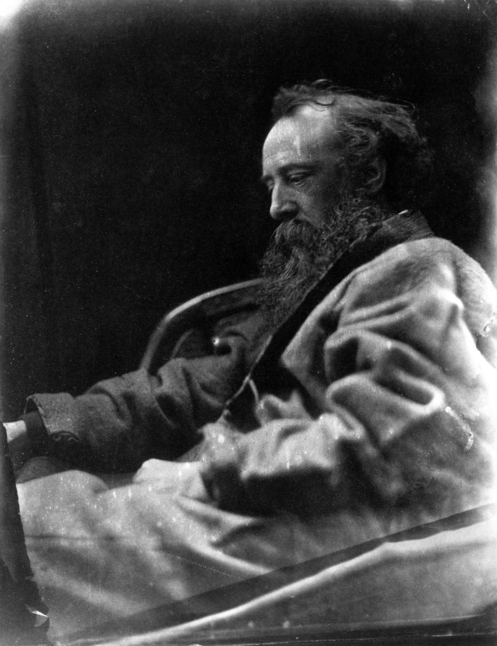 Fotografisk av G F Watts profil