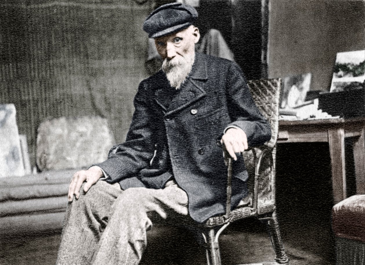 Pierre-Auguste Renoir, fransk konstnär, 1917 av Unbekannt