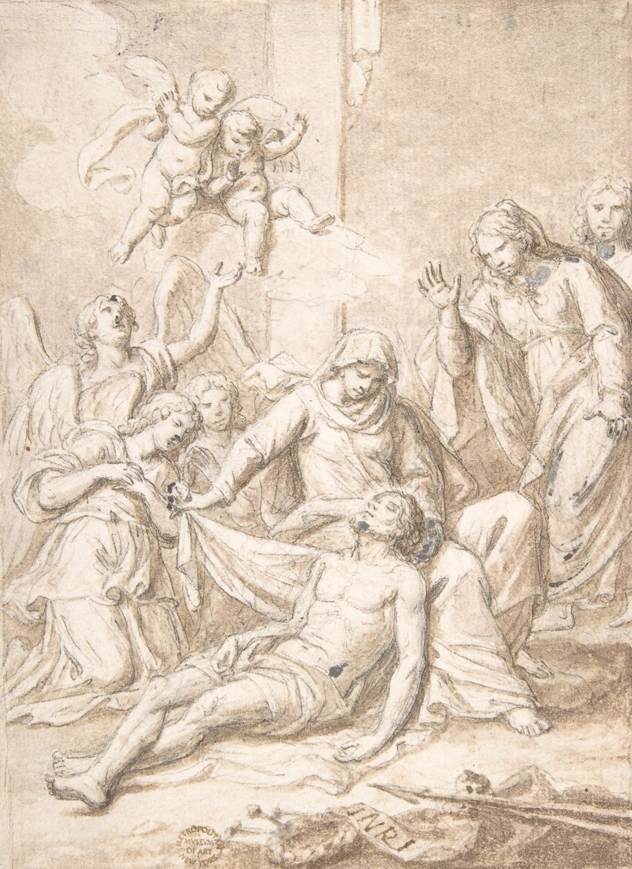 Pietà, 1600-talet. av Unbekannt