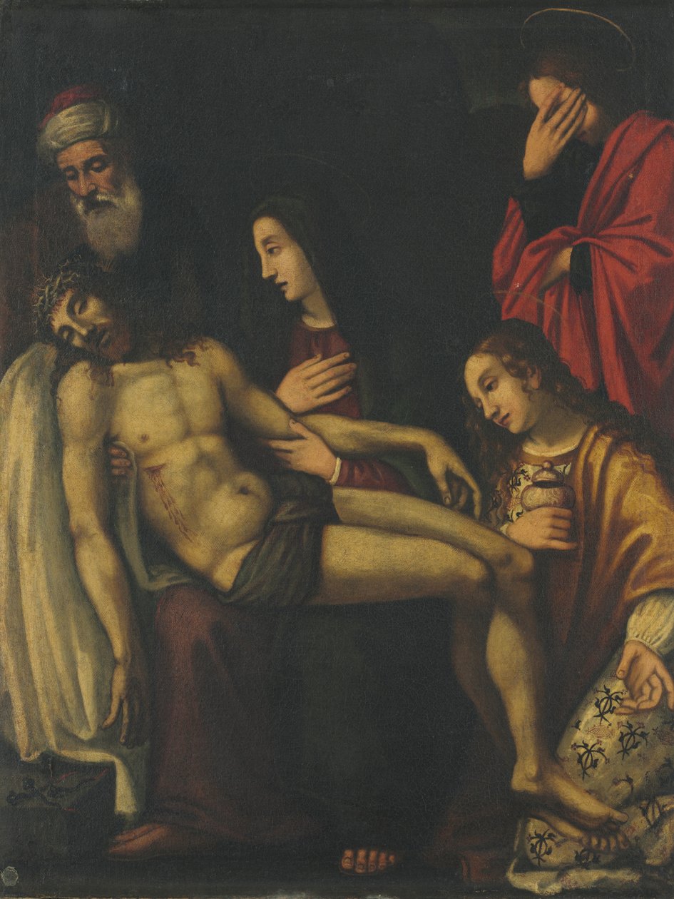 Pietà, sent 1500-tal. av Unbekannt