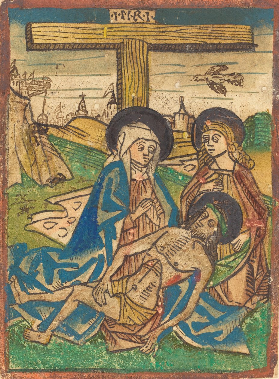 Pietà med Saint John, ca. 14751485. av Unbekannt