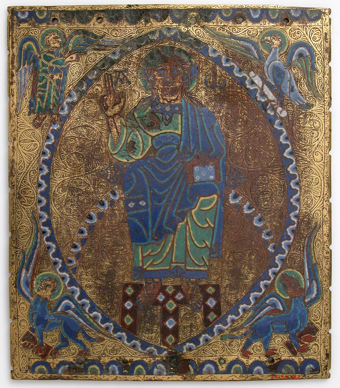 Plaquet of Christ in Majesty, franska, 1100-1200-talet. av Unbekannt