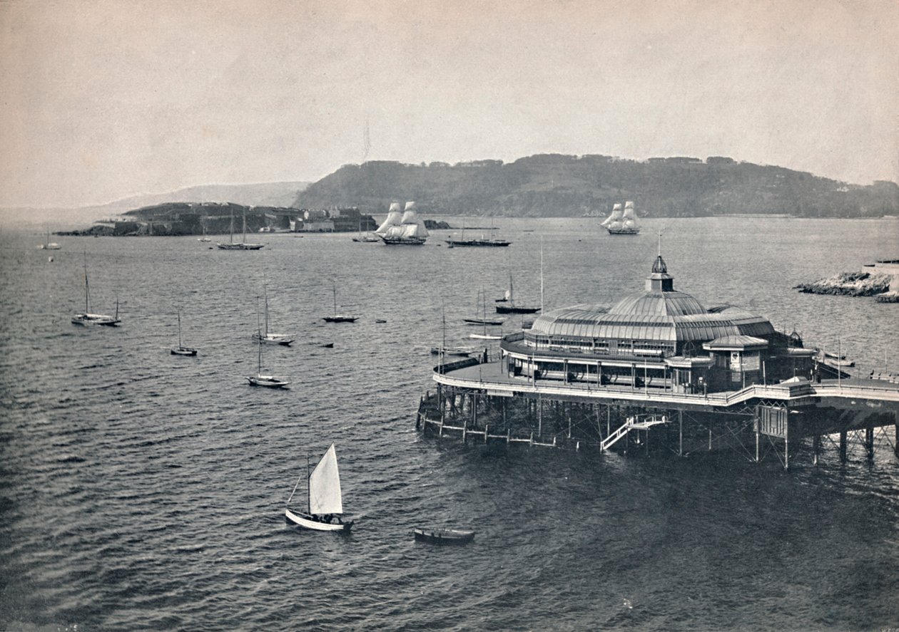 Plymouth - The Pier, 1895 av Unbekannt