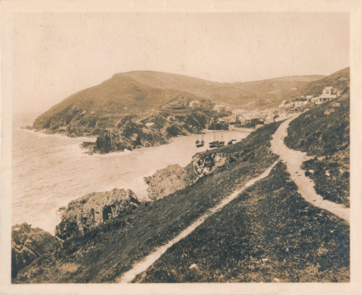 Polperro från Lookout, 1927 av Unbekannt