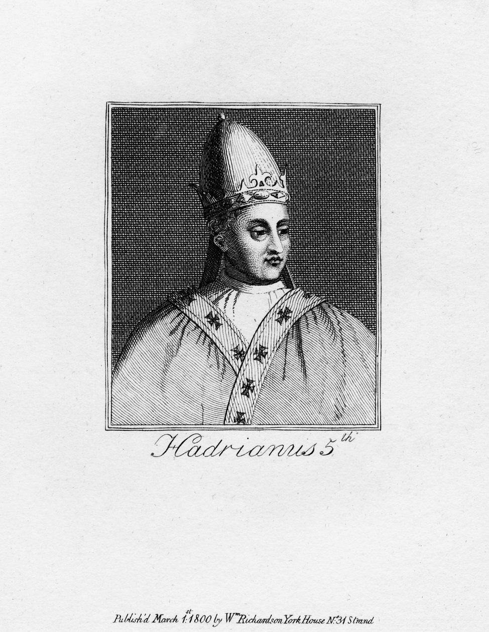Påven Adrian V, 1800 av Unbekannt
