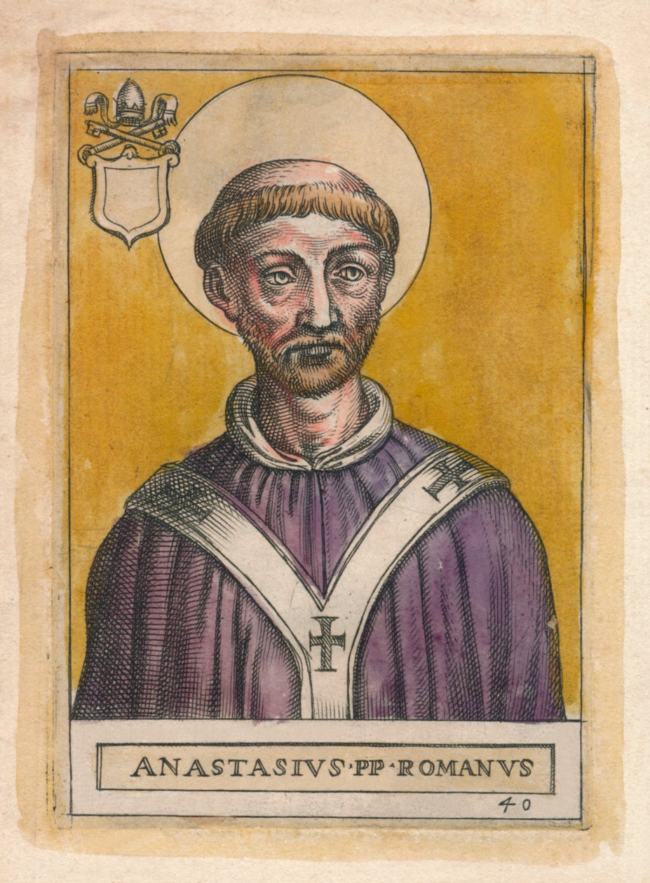 Påven Anastasius I. av Unbekannt