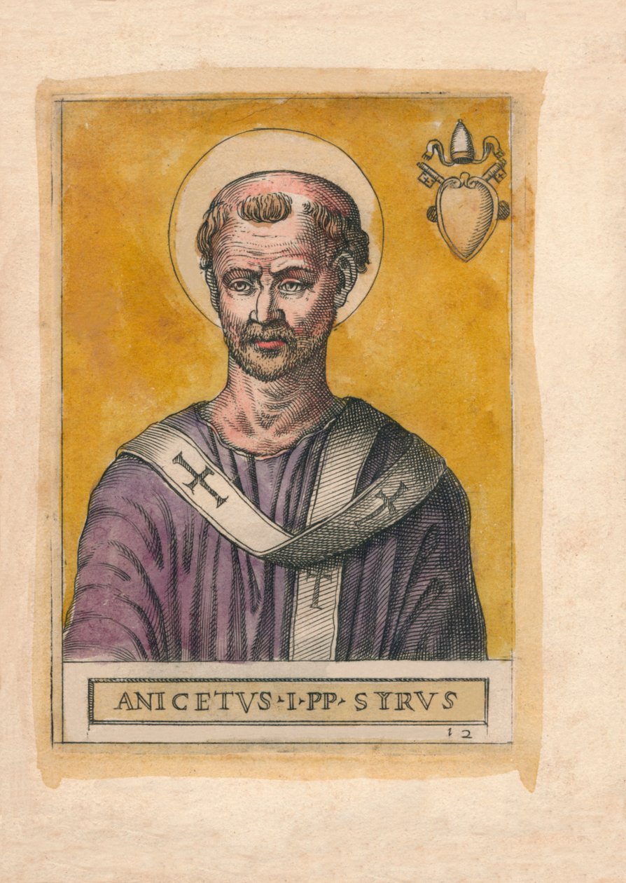 Påven Anicetus. av Unbekannt