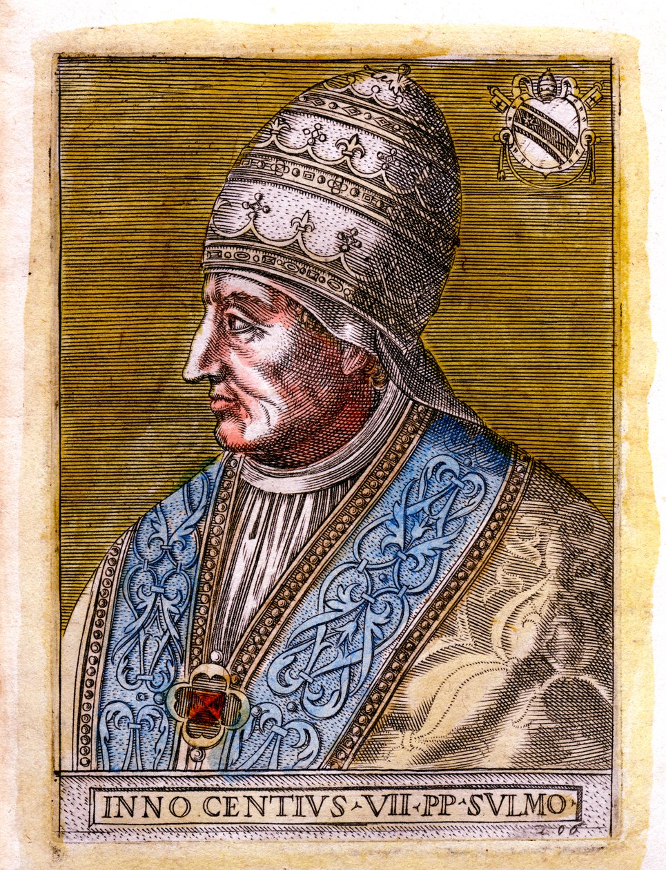 Påven Innocentius VII c1336-1406, c1800-talet av Unbekannt