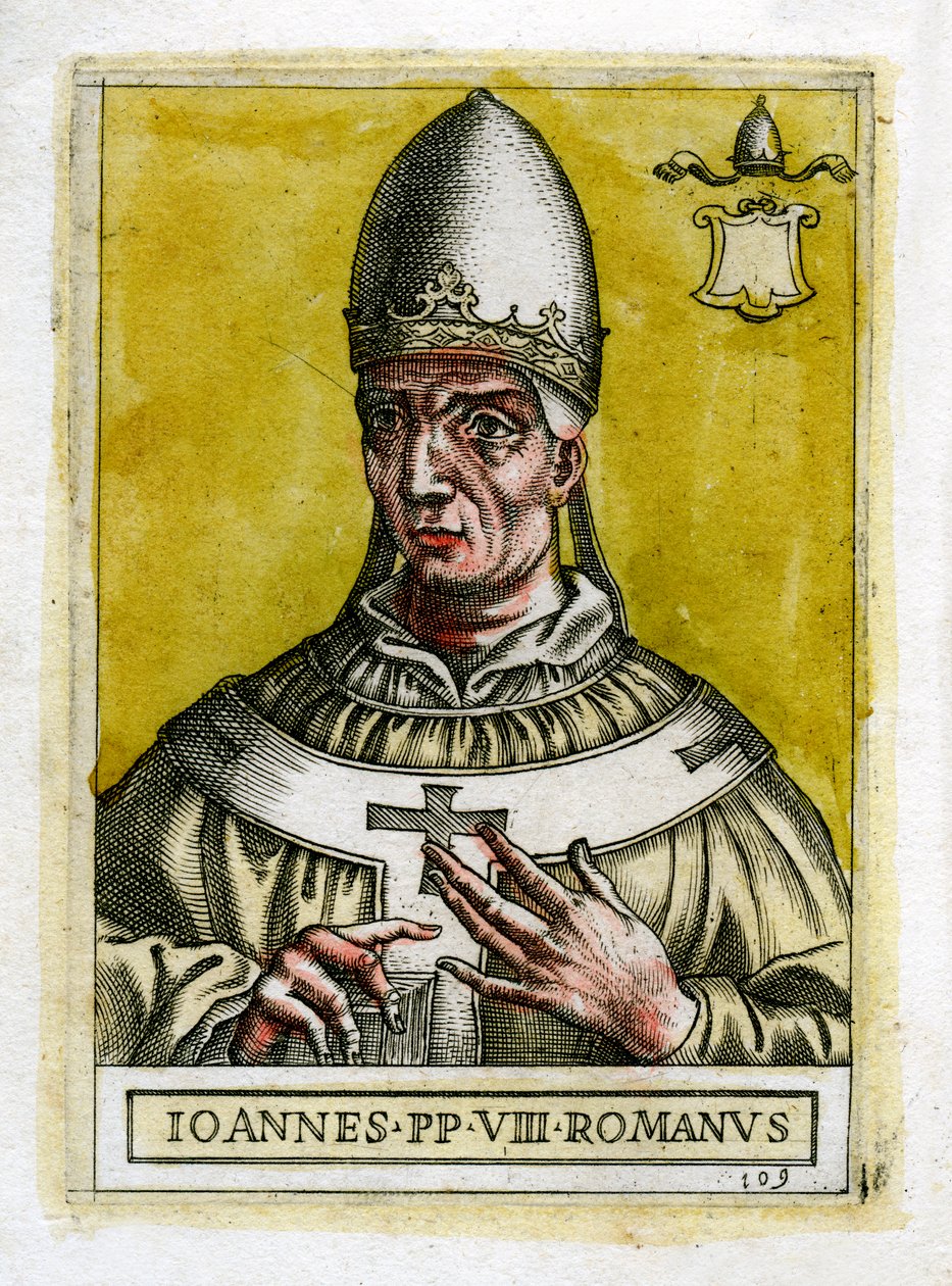 Påven Johannes VIII av Unbekannt