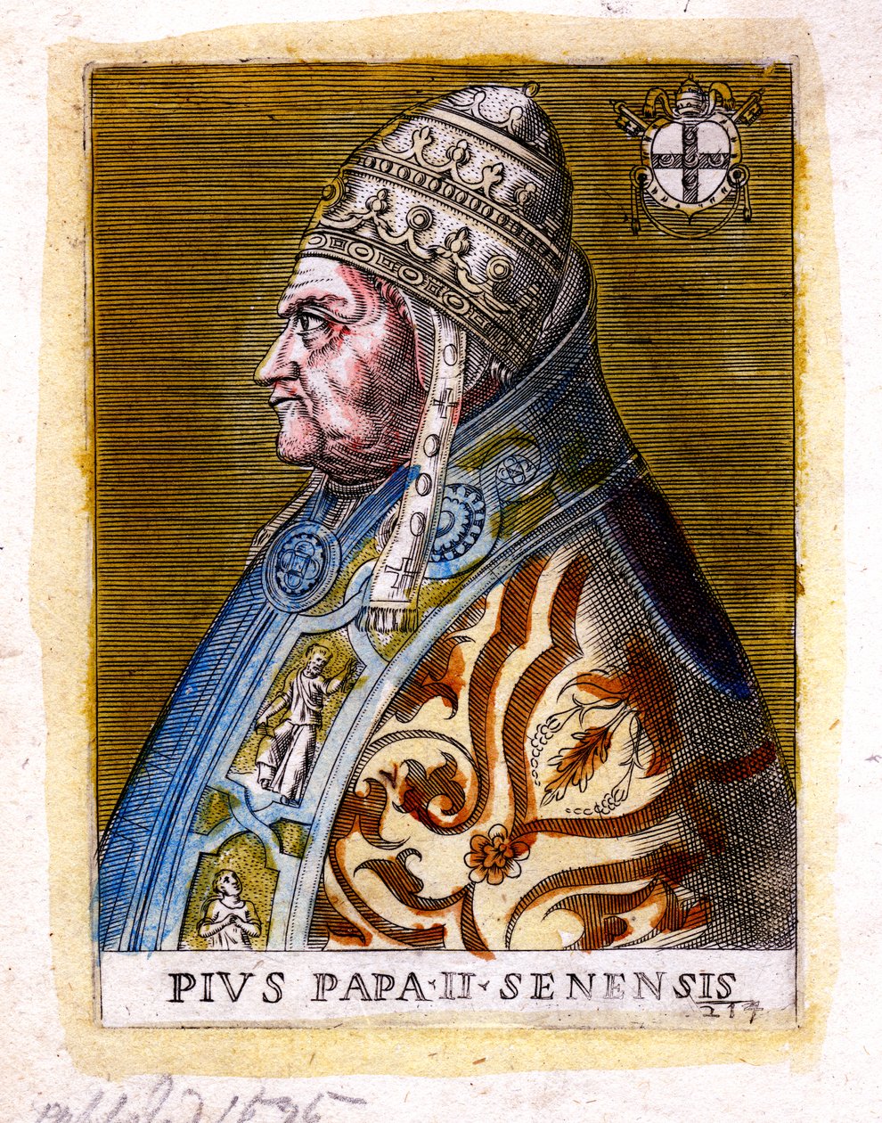 Påven Pius II, c1800-talet av Unbekannt
