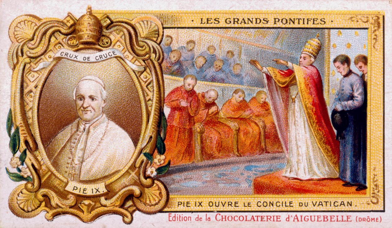 Påven Pius IX, 1869-1899 av Unbekannt