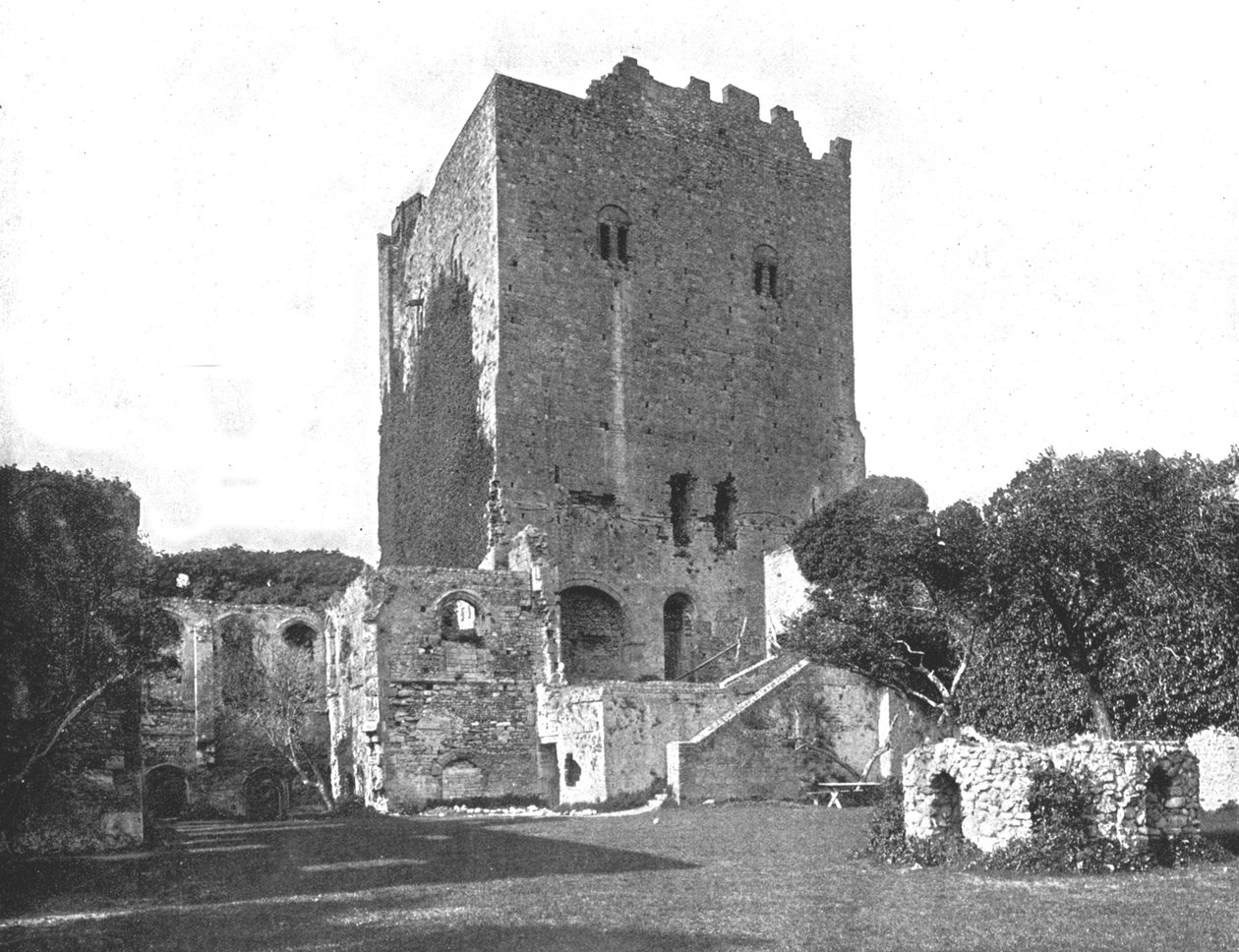 Portchester Castle, Portsmouth, Hampshire, 1894. av Unbekannt