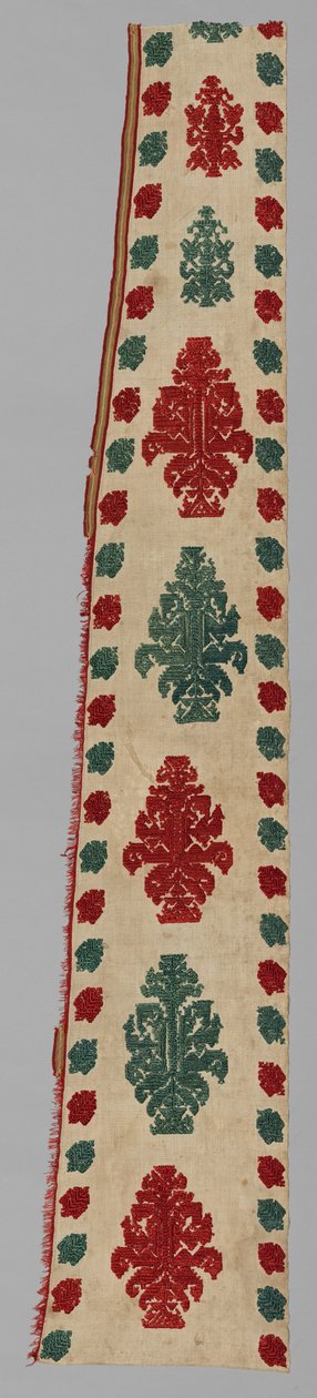 Del av ett sängtält, 1700-tal. av Unbekannt