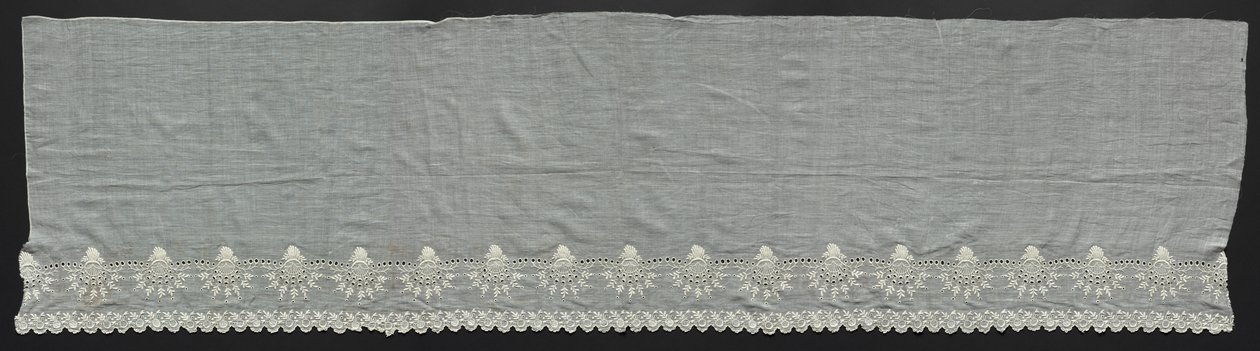 Del av ett volang, 1800-tal. av Unbekannt