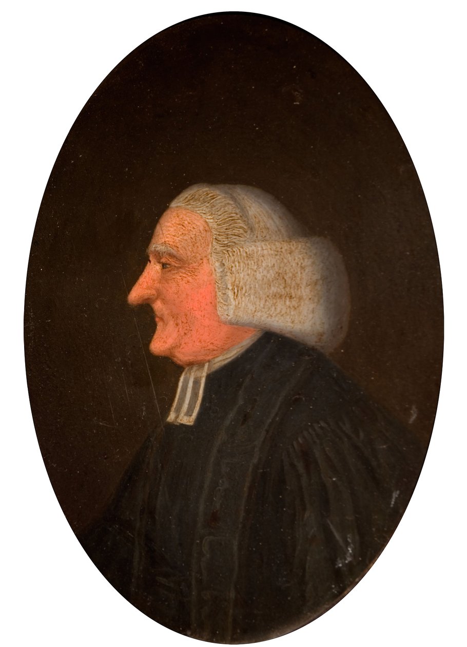 Porträtt av en präst, 1800. av Unbekannt