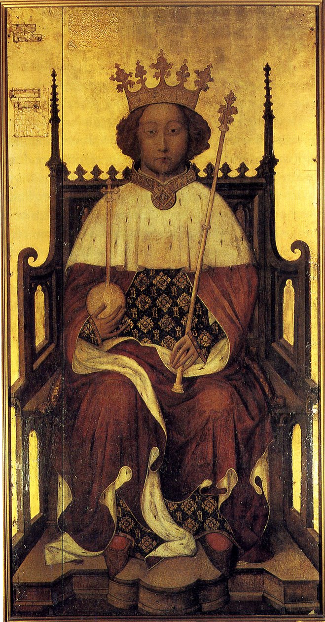 Porträtt Richard II av England, ca 1390 av Unbekannt
