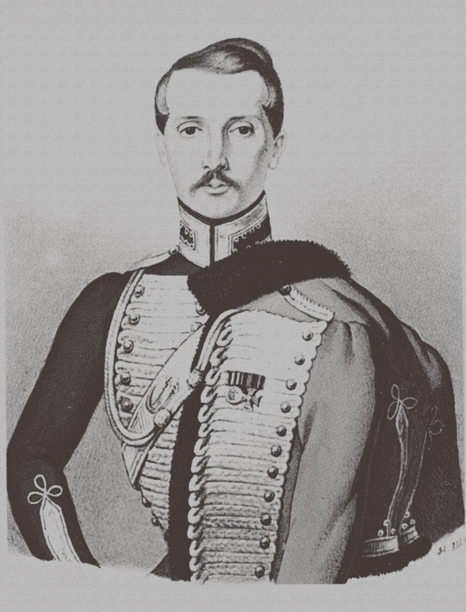 Porträtt av Alexey Nikolayevich Wulf 1805-1881, 1830-talet av Unbekannt