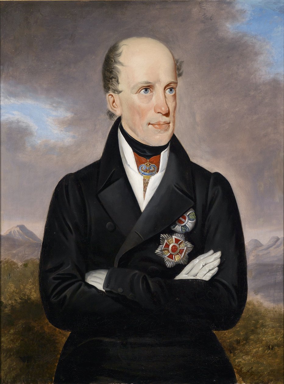 Porträtt av ärkehertig Johann av Österrike (1782-1859) av Unbekannt