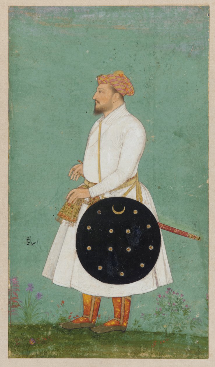 Porträtt av Asalat Khan, ca. 1645. av Unbekannt