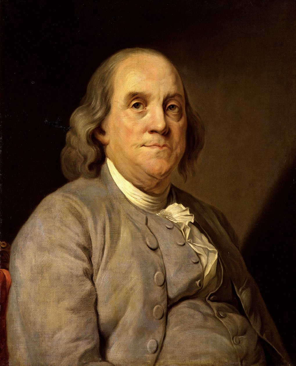Porträtt av Benjamin Franklin av Unbekannt