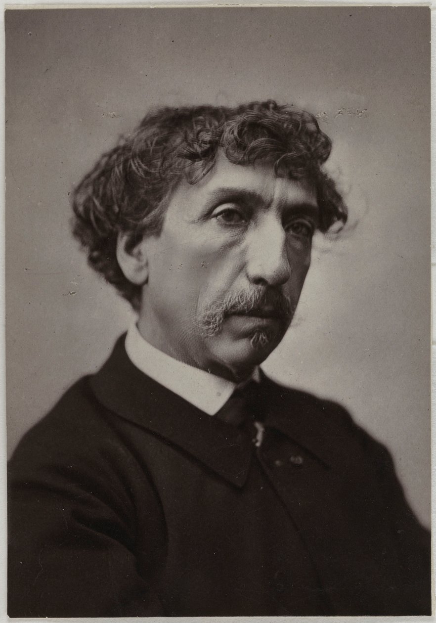 Porträtt av Charles Garnier 1825-1898. av Unbekannt