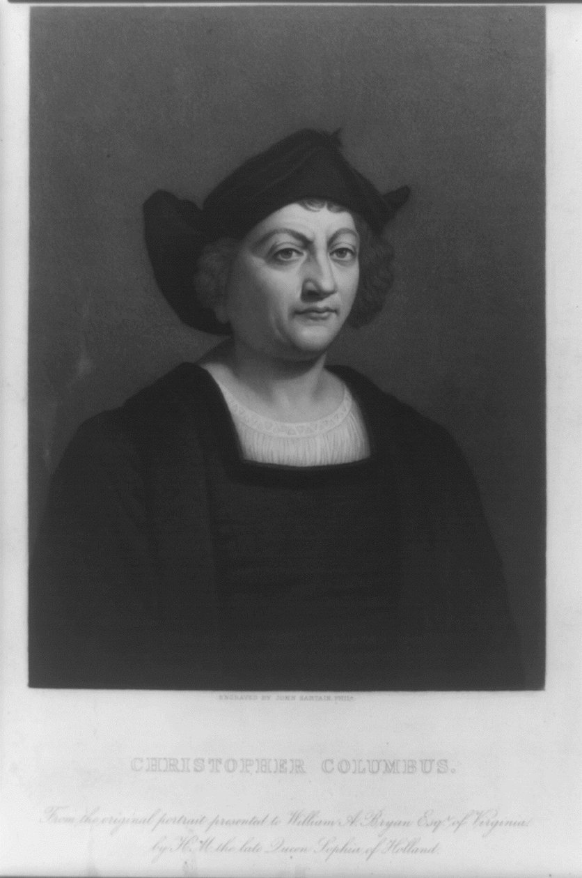 Porträtt av Christopher Columbus av Unbekannt