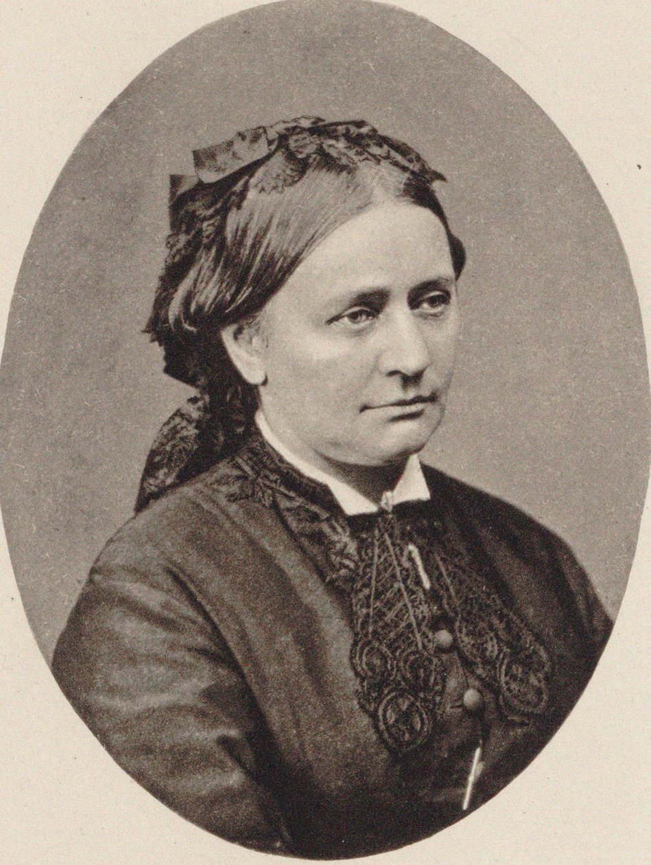 Porträtt av Clara Schumann 1819-1896, 1870. av Unbekannt