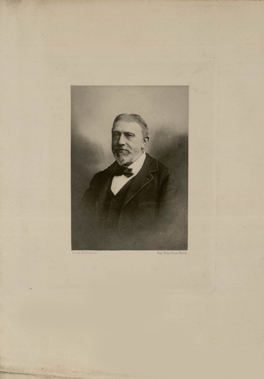 Porträtt av Emile Guimet 1836-1918. av Unbekannt