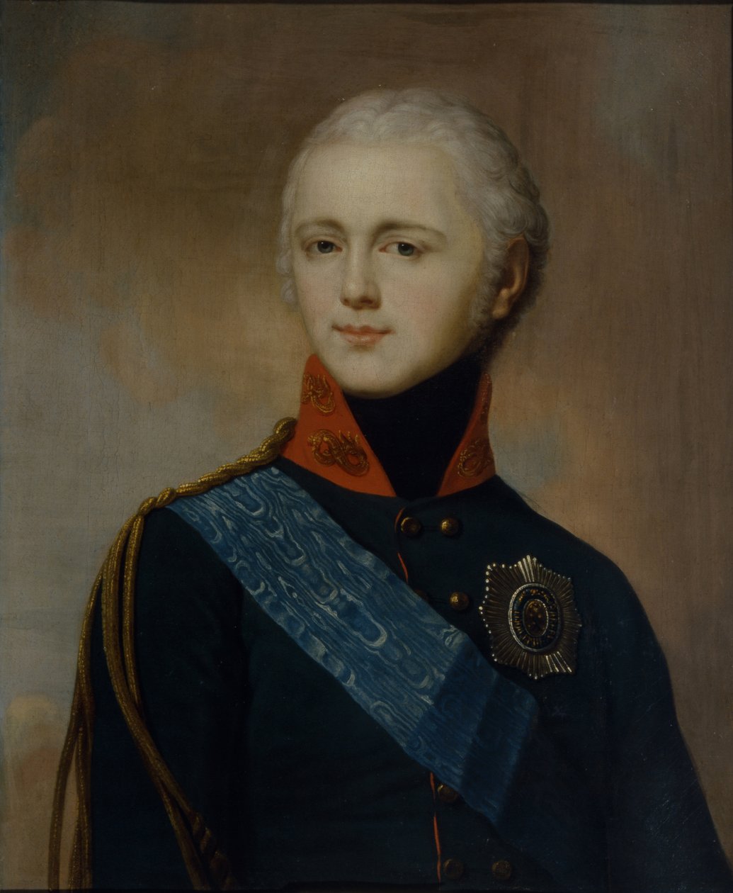 Porträtt av kejsar Alexander I 1777-1825 av Unbekannt