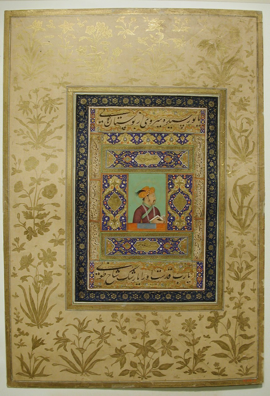 Porträtt av kejsar Jahangir, ca. 1615-20. av Unbekannt
