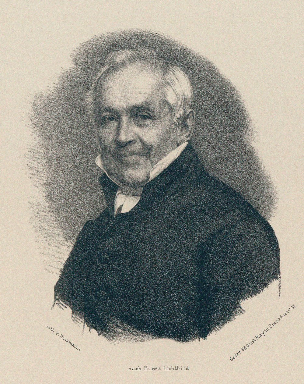 Porträtt av Ernst Moritz Arndt 1769-1860. av Unbekannt