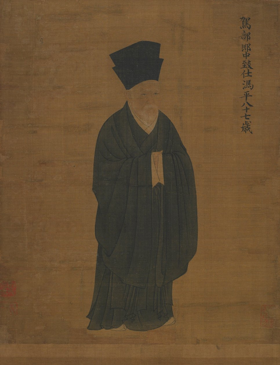 Porträtt av Feng Ping, ca. 1056. av Unbekannt