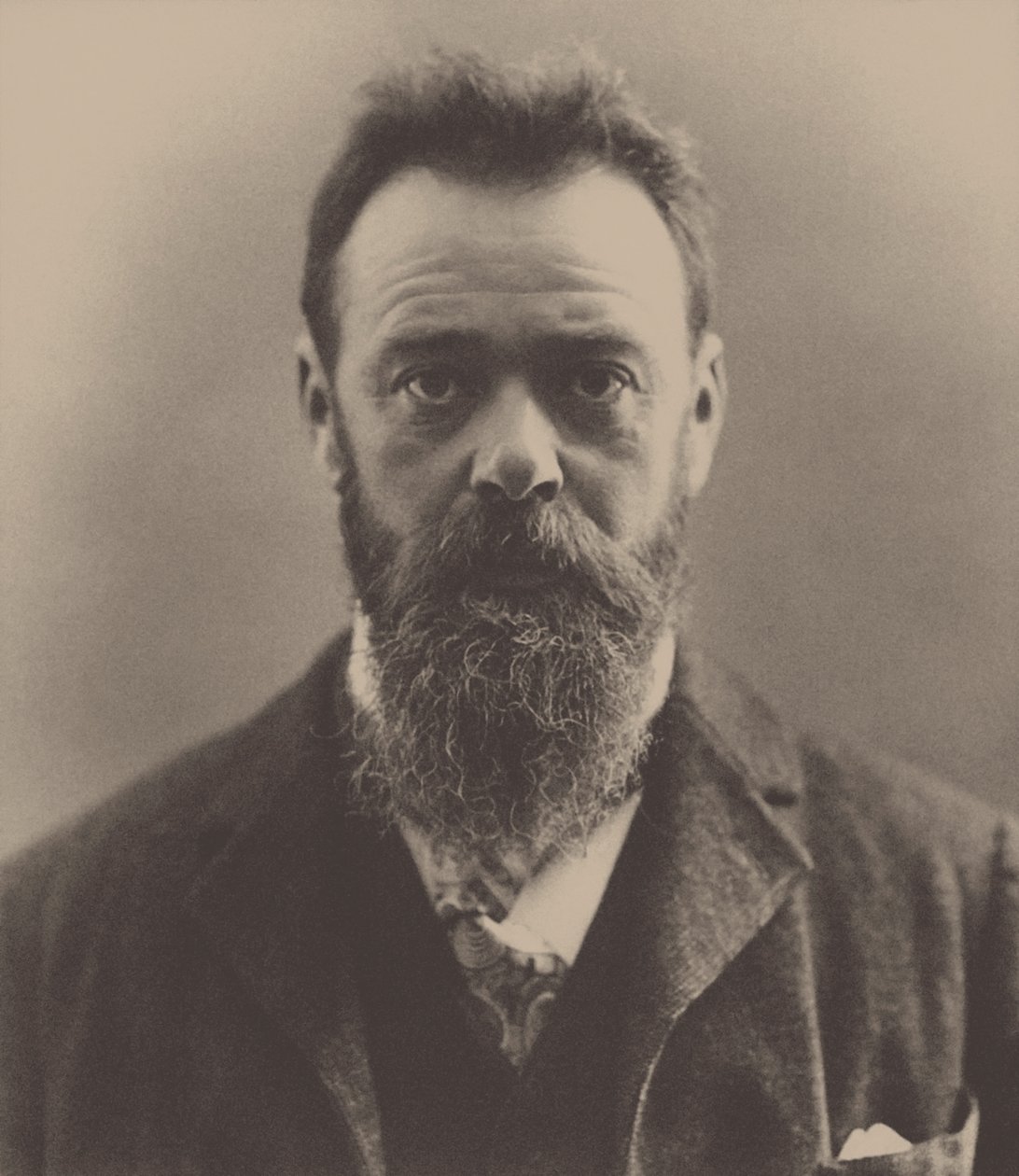Porträtt av Ferdinand Hodler 1853-1918. av Unbekannt
