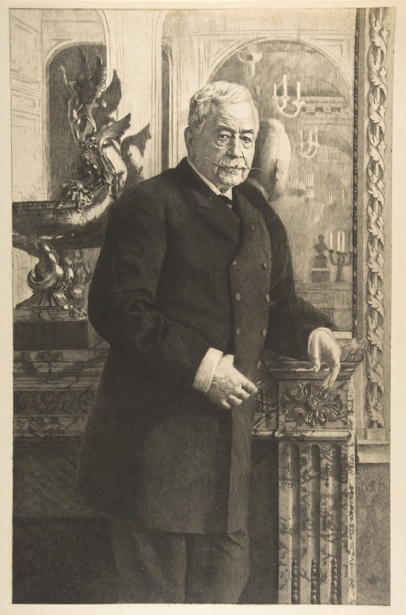 Porträtt av Ferdinand Lesseps, 1850-1914. av Unbekannt