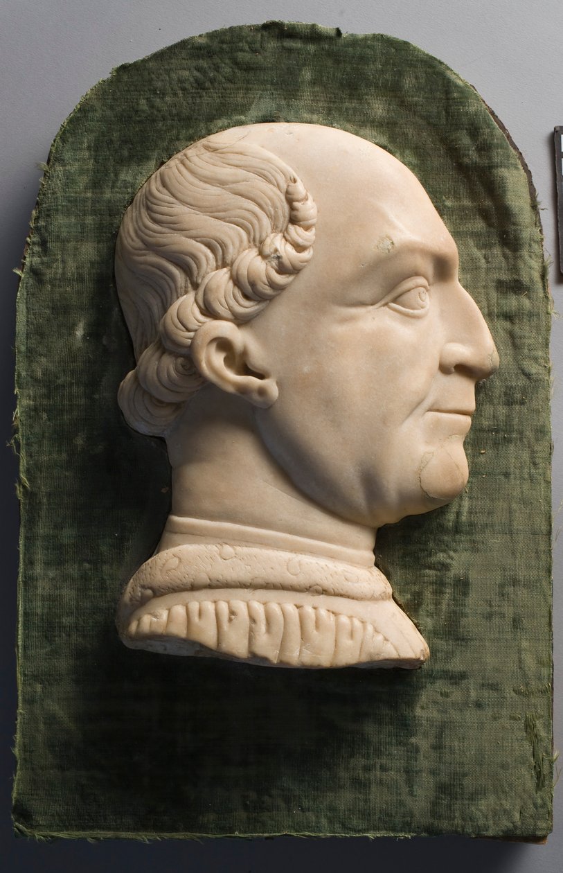 Porträtt av Francesco Sforza ram, 1450-1499. av Unbekannt