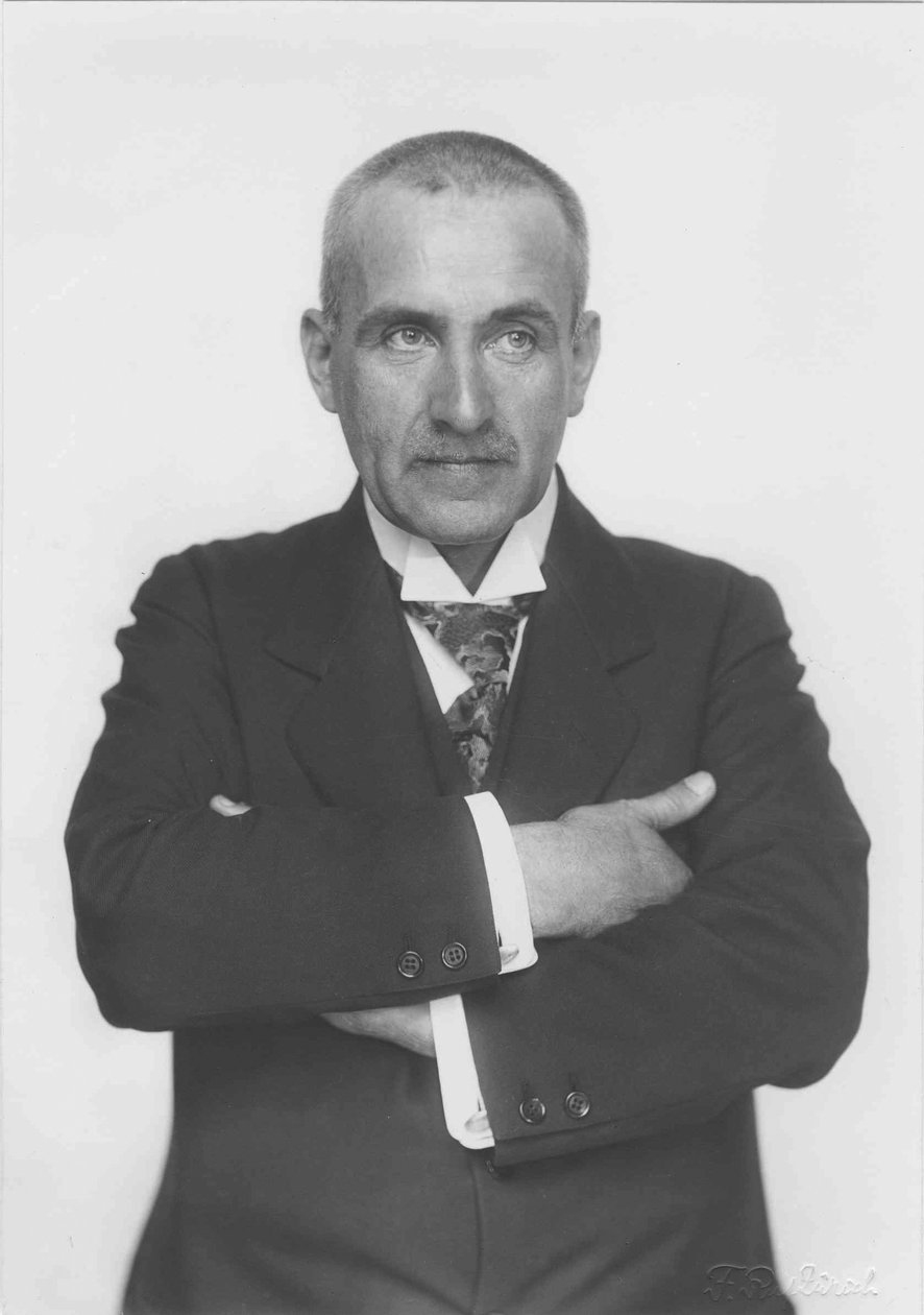 Porträtt av Frank Wedekind 1864-1918, 1900-1910-tal. av Unbekannt