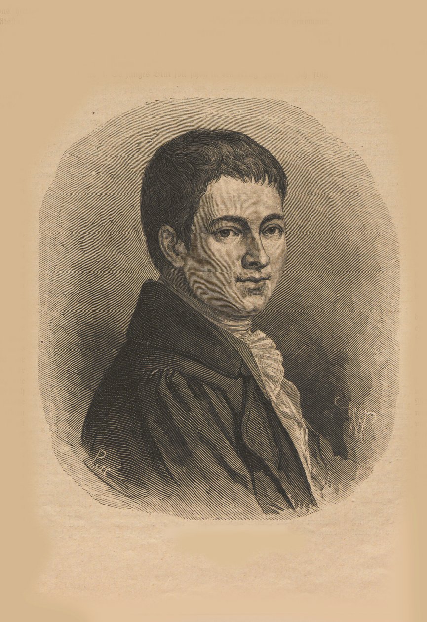 Porträtt av Heinrich von Kleist 1777-1811, 1876. av Unbekannt