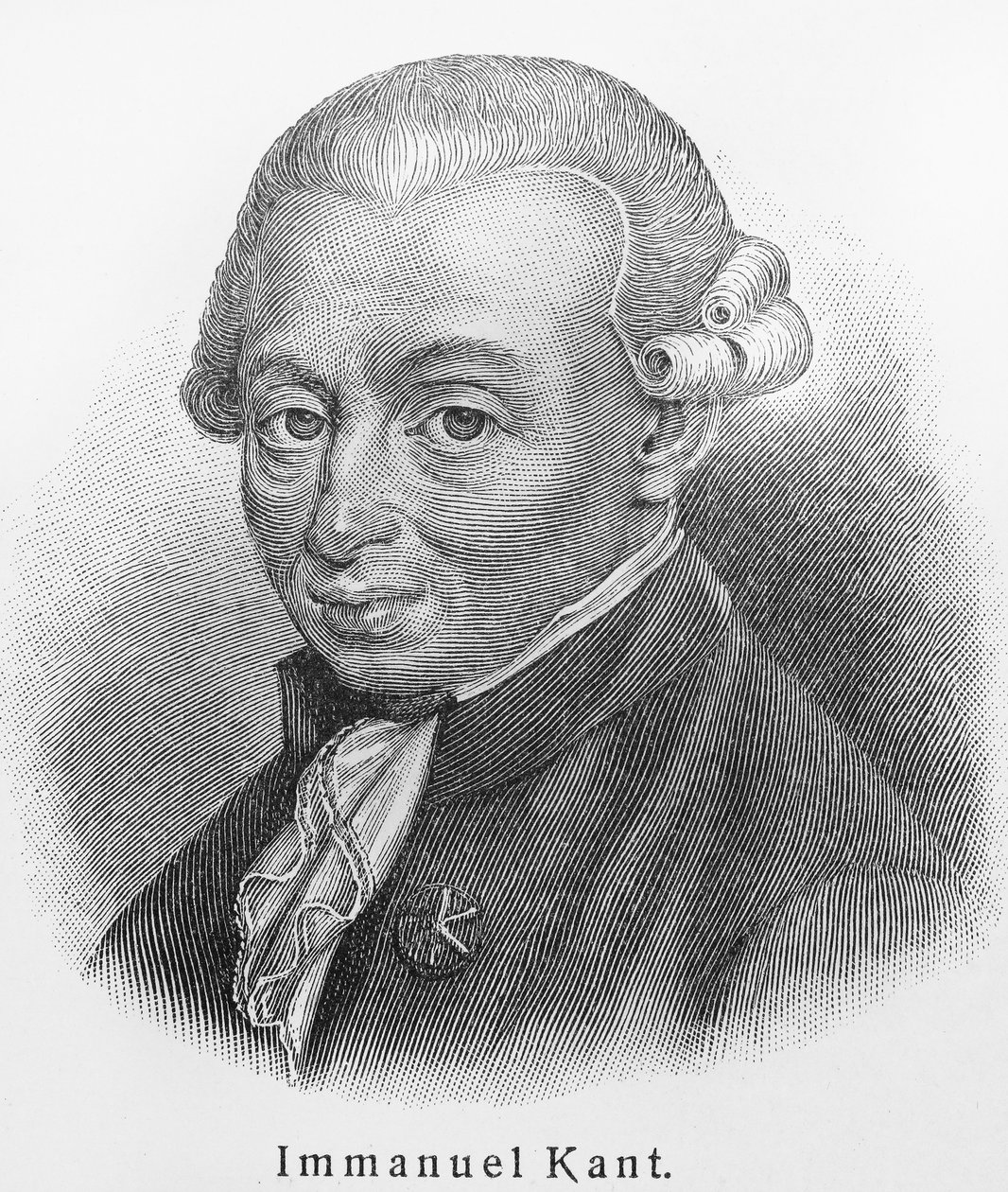 Porträtt av Immanuel Kant 1724-1804 av Unbekannt