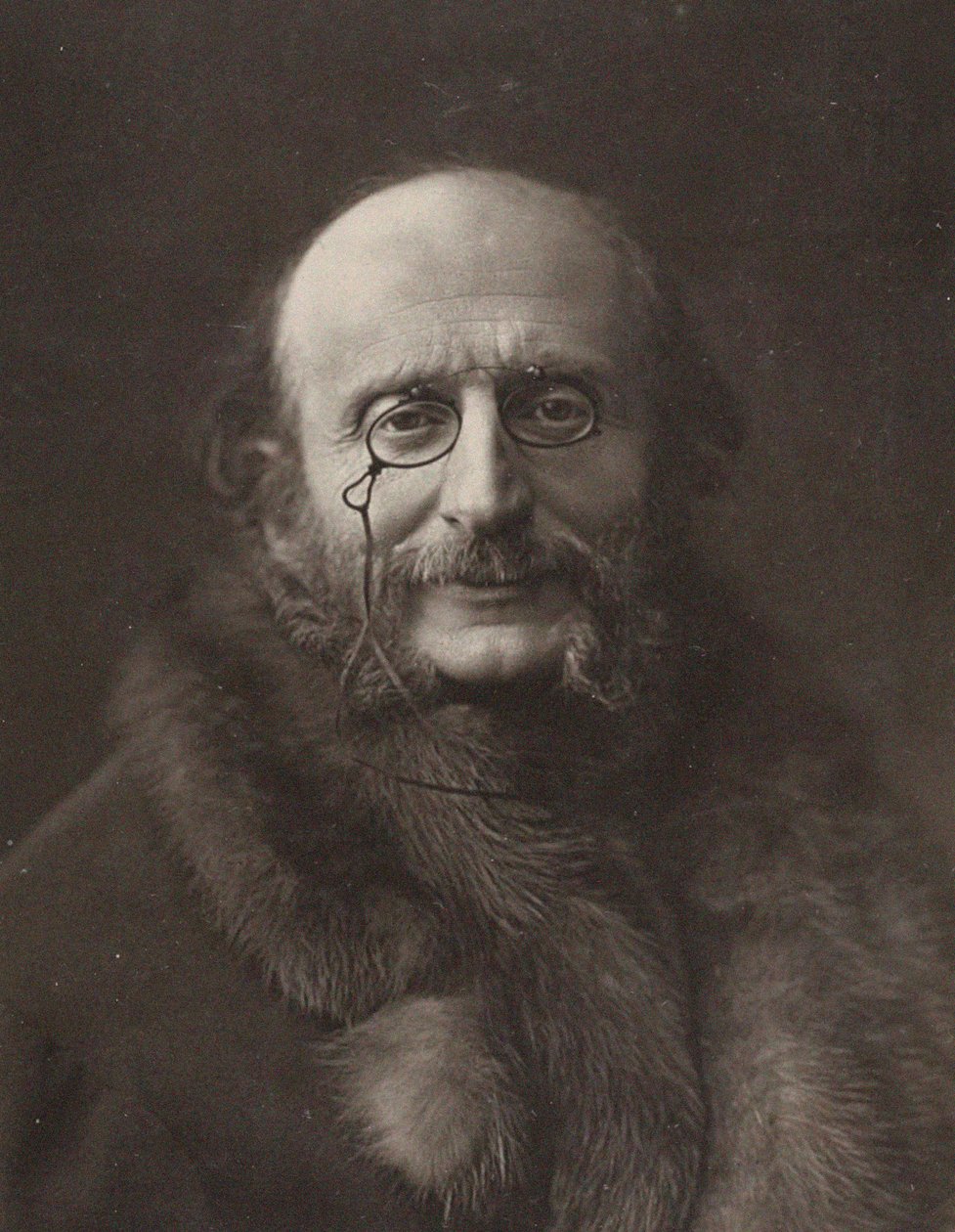 Porträtt av Jacques Offenbach 1819-1880. av Unbekannt