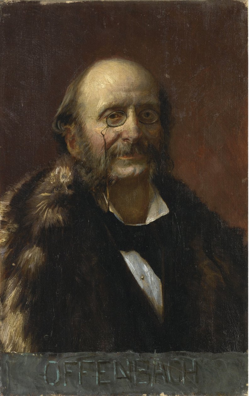 Porträtt av Jacques Offenbach 1819-1880 av Unbekannt