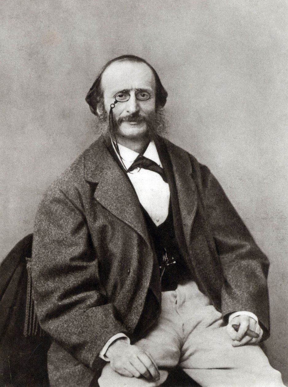 Porträtt av Jacques Offenbach 1819-1880, ca 1865. av Unbekannt